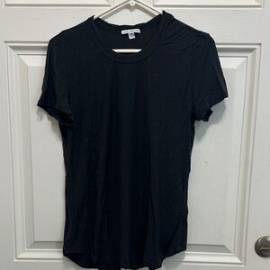James Perse Charcoal Crew Neck Tee